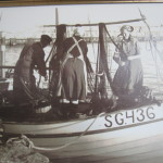 Äldre bild på fiskebåt
