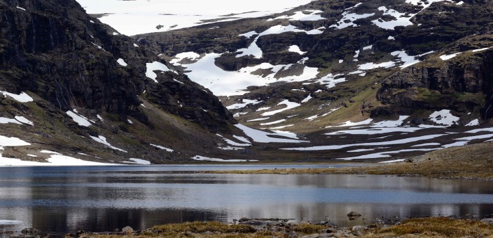 Latnjajaure, 15 km väster om Abisko.